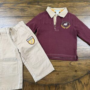 Janie and Jack Rugby League Matching Outfit